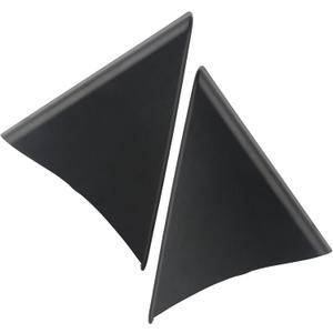 APPERFiT Front Door Upper Trim Panel Triangle Cover Compatible with 2007-2013 Chevrolet Chevy Avalanche Silverado Suburban Tahoe, GMC Sierra Yukon Replaces 25857289 25857294 (Size 7.75'', Black)