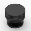 Asidrama 10 Pack Matte Black Kitchen Cabinet Knobs, Knurled Cabinet Knobs Kitchen Cabinet Hardware for Cupboard Drawer Knobs Dresser Knobs