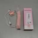 Electric Shaver for Women, 2-in-1 Electric Razor for Womens Legs Underarm Face Pubic Hairs, Rechargeable Razor Body Hair Trimmer Wet & Dry Use (Pink)