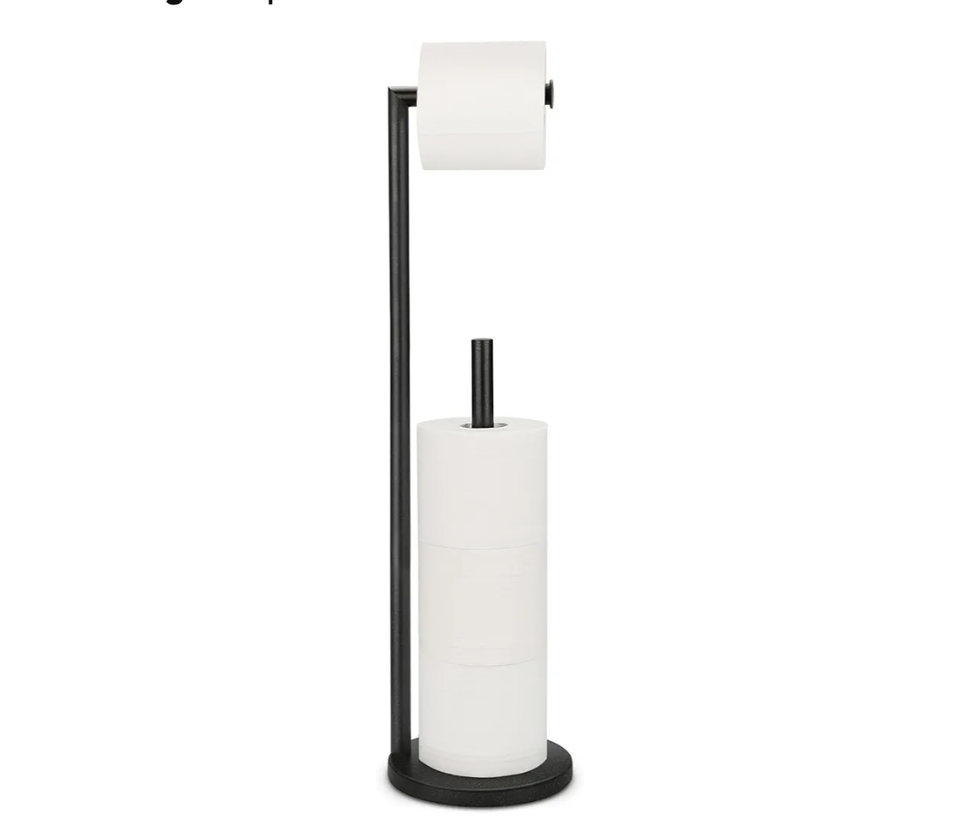 Toilet Paper Holder Stand, Toilet Paper Holder Free Standing, Toilet Paper Stand, Black Galaxy Toilet Paper Storage, Rustproof Bathroom Toilet Paper Holders for 4 Rolls