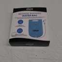 Portable Hair Washing Station, 2.5 GL Bedside Shower Water Bag for Hair Washing in Bed, Use with Inflatable Shampoo Basin, Inflatable Hair Washing Basin, Inflatable Bathtub - Blue