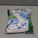 Blue Green Party Decorations Retro Blue Green Fabric Triangle Banner Flag Banner Pennant Garland Streamers for Graduation Hole in One Wedding Birthday Baby Shower Masters Golf Party Decoration