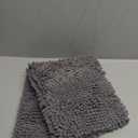 Muddy Mat Shown on TV  Super Absorbent Microfiber Dog Door Mat for Muddy Paws, Non-Slip Washable Pet Rug, Quick Dry Chenille Entryway Carpet, Machine Washable Indoor Outdoor mat, Grey 28"x18"