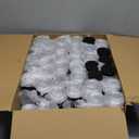 200 Pcs 1 oz Black Empty Bulk Plastic Container Jars with Lid Leak Proof Round Plastic Jars Small Cosmetic Travel Containers for Storage Makeup Creams Lotion Ointments