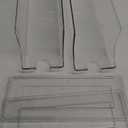 2 Pack Soda Can Organizer for Refrigerator, Stackable Canned Food Pop Cans Container Can Holder Dispenser with Lid for Fridge Rack Freezer, Clear Storage Bins-Holds 12 Cans Each (Clear)