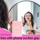Silicone Suction Cup Phone Case Mount Double Sided, Phone Accessories Hands-Free Strong Grip Holder for Selfies and Videos