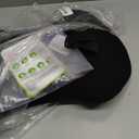 BYMECOST Lumbar Support Pillow for Car, Ergonomic Back Cushion with Strap, Memory Foam Lower Back Support Cushion for Driving, Lumbar Pillow for Pain Relief, for Office Chair, Long Sitting (Black)