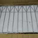 15 Pack 24" L x 15" H Animal Barrier Fence, Underground No Dig Fence Patented Product, 5.5mm Galvanized Stakes with 2 inch Spacing, Anti Digging for Dogs, Total 30Ft(L) X 15in(H) Silver
