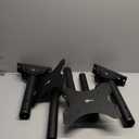 WALI TV Ceiling Mount Adjustable Bracket Fits Most LED, LCD, OLED and Plasma Flat Screen Display 26 to 65 Inch, up to 110 Lbs, Mounting Holes 400x400mm (CM2665), Black