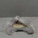 Short Silver Grey Hair Wig for Men Short Cosplay Wigs Middle Part Male Role Anime Game Costume Wigs Cosplayer Synthetic Wig