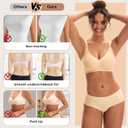 INNERSY Seamless Nursing Bras for Breastfeeding Maternity Bras for Pregnancy Comfortable Bralette (X-Large, Nude)