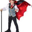 Morph Kids Vampire Costume for Boys, Halloween Vampire Outfit, Spooky Dress-Up for Little Boys, Fun Costume (7-9 Years)