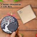 2 x 4" Memorial Christmas Ornament 2025, A Limb Has Fallen Stone Keepsake, Cardinal Gifts for Women, Sympathy Cards, Bereavement Gifts Loss Grandpa Grandma Mom Dad, Decorative Hanging Ornaments HOT8