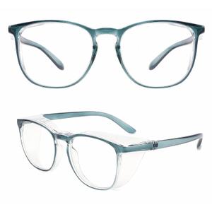 Alsenor Safety Glasses Anti Fog Goggles Protective Eyewear Blue Light Blocking Anti Dust UV Protection Glasses For Men Women (New-Blue)