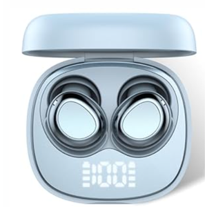 Sleep Ear Buds, 2025 True Wireless Earbuds, Ultra-Mini Bluetooth 5.4 Earbuds for Side Sleepers, 42H Play Hi-Fi Stereo 3D Bass Noise Cancelling Bluetooth headphones, USB C, IP7 Waterproof LED Earphones