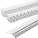 20 Pcs Window Glazing Vinyl-24 Inch Snap in Vinyl Window Glazing Bead-White Vinyl Window Trim for Home Commercial Single-Hung Windows Double-Hung Windows Frames Seal