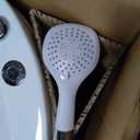 Empava Whirlpool Tub,48 in Freestanding Air Jetted Bathtub, Japanese Soaking Tub with Pre-Molded Seat, 36 Air Jets for Spa-Like Relaxation, Glossy White Luxury Acrylic Design