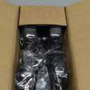 Yarlung 4 Pack 4 Inch Caster Wheels, Heavy Duty Swivel Plate Casters with Brake, 360 Rotating Dual Locking Caster No Noise PVC Wheel for Cart, Furniture, Workbench, Set of 1000 Lbs Load Capacity