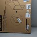 Folding Desk - 39.4 Wood Top Foldable Desk for Small Spaces | No Assembly Required Compact Desk for Home Office, Writing, and Study (Brown)