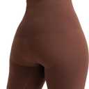 SHAPERMINT Shapewear for Women - High-Waisted Shapewear Tummy Control Shorts, Faja Body Shaper, Underwear for Women (Medium-Large, Chocolate)