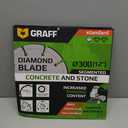 12 Inch Diamond Blade for Angle Grinder Arbor 7/8"-5/8"  Diamond Cutting Wheel for Stone, Marble, Granite, Brick, Masonry, Concrete  Diamond Saw Blades for Dry and Wet Cutting GRAFF