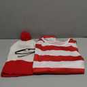 MEDEJU Waldo Red and White Striped Shirt Adult Men Women's Halloween Cosplay Costumes Funny Sweatshirt Outfit Glasses Suits Kid (9-11 years)