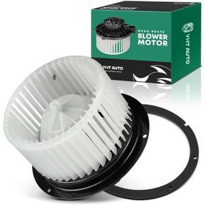 YHTAUTO AC Blower Motor with Fan Cage Assembly Replacement for 1999-2007 Ford F-250 F-350 F-450 F-550 Super Duty