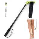 Back Shaver Extension HandleRazor Extension Handle for Men,Long Handled Razor for Legs and Body,Adjustable Angle Back Trimmer with Telescopic 13-25 Inch Handle, Ideal for Elderly and Self-Care