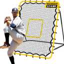 Baseball Rebound Net,Multi-Sports Pitching Rebound Net, 5 Adjustable Angles for Volleyball and Football Training