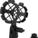 Microphone Shock Mount Holder, Anti Vibration Shockmount, for Microphones with a Diameter of Less Than 4.5cm, for Recording Studio, Live Broadcast, Online Chat