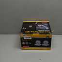 SUNNYPARK Solar Post Lights - Outdoor Post Cap Light for Fence Deck or Patio Garden Decoration Solar Powered Caps, LED Lighting, Lamp Fits 4x4 in - Warm White 4 Pack