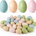 24/16/36 Pcs Easter Speckled Eggs, 2.4" Multi Colors Plastic Eggs for Easter Decorations, Pastel Easter Decor,Bowl & Vase Filler, Easter Basket Filler and Spring Table DIY Decor