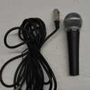 Pyle Microphone, Dynamic Cardioid, XLR Cable Included, Unidirectional, Rugged Construction, Built-in Pop Filter, Perfect for Stage & Studio, High Gain, Ultra-Wide Frequency Response, 15ft Cable