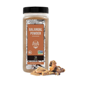 Pack Of 2 Soeos Galanga Powder 8oz (227g), Twin Pack, 16oz Total, Non-GMO, Kosher, Greater Galanga, Alpinia Galanga, Perfect for Tom Yum and Tom Kha Soups, Product of Vietnam, Galangal Powder for Cooking.
