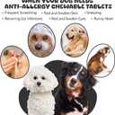 2 x Dog Allergy Relief, Boosts Immunity, Relieves Skin Itching Caused by Seasonal Allergies, Protects Coat, Chicken Flavor - 30 Tablets (120g)