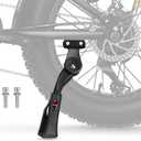 Adjustable Bike Kickstand Heavy Duty Rear Mount Kick Stand for 40mm 16-24 Inch Aluminum Kickstand for Adult Kids Bike Mountain Bike Ebike Mini Bike Electric Dirt Bike MTB