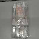 3 x dhrbsx Spray bottles small, 2oz/50ml Clear Empty Fine Mist Plastic Mini Travel Continuous Bottle Set, Small Refillable Liquid Containers 6pack with 2pcs Funnels and 12pcs Labels