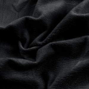 Entisn Minky Fabric by The Yard, 1 Yard x 60 Inch Wide Pre-Cut Minky Fleece Fabric Black Cuddle Minky Fabric, Soft Plush Fabric Solid Minky for Blanket, Pillow Cover, Scarf, Sewing