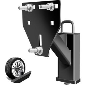 Stake Pocket Spare Tire Mount, Trailer Spare Tire Mount Fit 4 5 6 8 Lugs Trailer Wheels On 4", 4.5", 4.75", 5", 5.5", 6", 6.5" Bolt PatternsCapacity 150 Lbs, Fits 2x4 Stake Pocket