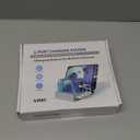 Charging Station for Multiple Devices - 4-Port 20W PD USB-C Charger for iPhone iPad Smartphones Tablets (White)