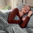 BEDELITE Fleece Sheets Queen Size Bed Set, Super Soft and Warm Fuzzy Plush Queen Sheet Set 4 Piece for Winter Gift & Decor , Includes 1 Deep Pocket Fitted Sheet, 1 Flat Sheet and 2 Pillowcases (Grey)