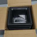 4x4 Post Base 10Pcs-Inner Size 3.6x3.6-Heavy Duty Metal Post Brackets-Deck Post Anchors-Solid Steel-Powder Coated-Wood Post Holder for Porch Handrail Railing Pergola Fence Pavilion-Support Deck Base