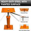 House Jacks for Leveling, 11"-17" Adjustable House Jack Post Basement Floor Jack, Floor Joist Jack Steel Telescoping Jacks, Heavy Duty House Foundation Jacks for Leveling Crawlspace Permanent