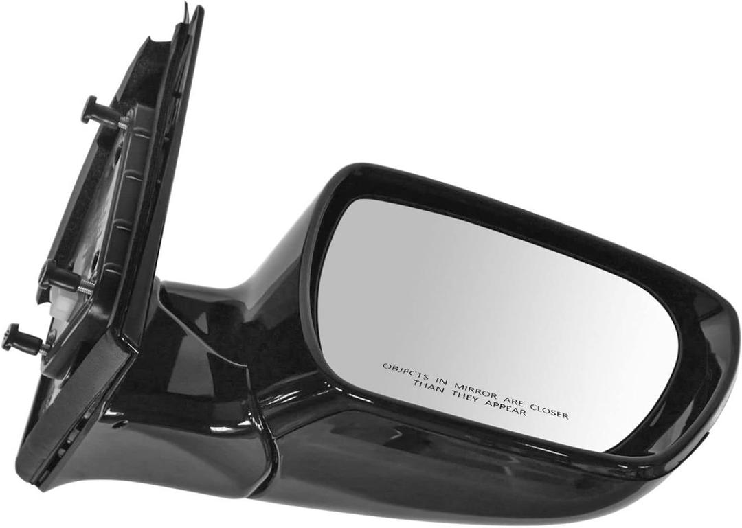 TRQ Right Mirror with Heat without Housing Turn Signal Passenger Side Compatible with 2013-2016 Hyundai Santa Fe Sport HY1321200