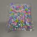 2 x Xeahung 200PCS Colored Acrylic Rose Beads 12mm Round Flower Beads Charms for Jewelry Making Bracelets Earring Necklace Adults Beading DIY Art Craft Christmas Ornament Birthday Gifts (Mixed Color)