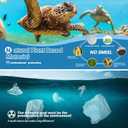 4 Gallon Biodegradable Bag, 180 Unscented Bathroom & Kitchen Garbage Bags - Tear & Leak Resistant, Green