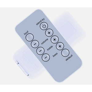 ZWP Replacement Remote Control Compatible for Altec Lansing VS4221 Powered Audio Speakers