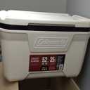 Coleman Classic Series Insulated Portable Cooler, Leak-Resistant Outdoor Hard Cooler Keeps Ice up to 5 Days, 52 Quart, Desert Sand