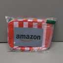 Makeup Bag Travel Cosmetic Bag Organizer Tassel Toiletry Bag Large Canvas Zipper Pouch Mahjong Tile Bag (Red& Pink)