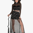 Amscan Lunar Witch Halloween Costume for Women, Includes Hat, Top and Skirt, Size M